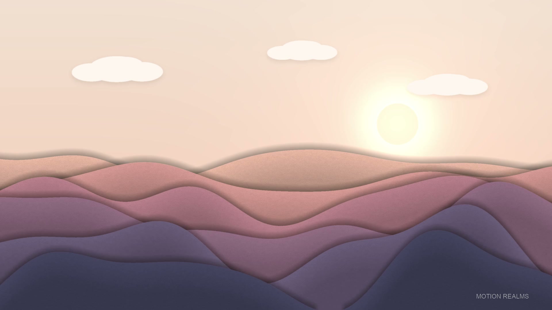 Minimal Paper horizon live wallpaper