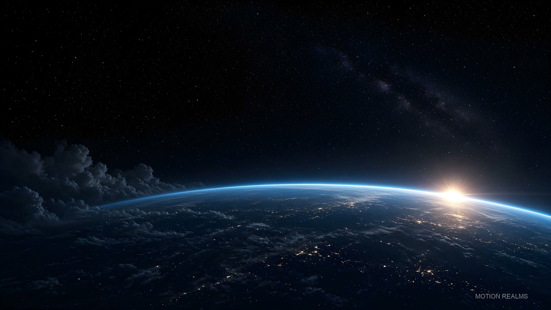 Space Blue planet live wallpaper
