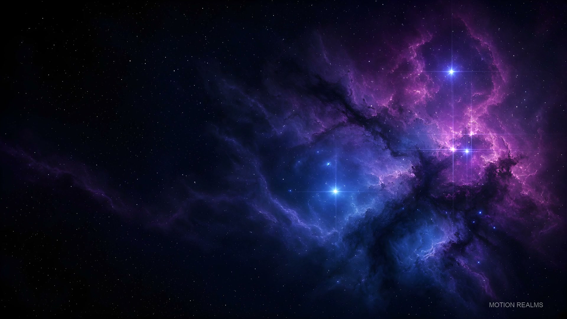 Space Violet nebula live wallpaper